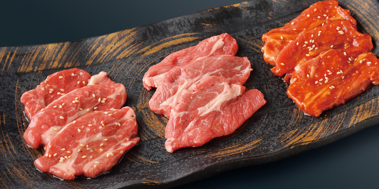 オススメ 特上生ラム3種盛り(ラム・塩ラム・味噌ラム)